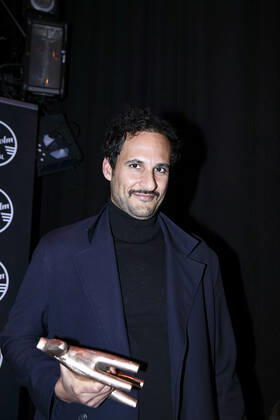 STOCKHOLM 20221118 Director Ali Abbasis won the award for Best Film for Holy spider at the Stockholm Film Festivals award ceremony at Bibliotek Live in Stockholm on Friday STOCKHOLM SWEDEN x12130x,  Copyright: xTimxAro TTx STOCKHOLM FILMFESTIVAL PRISCEREMONI 2022