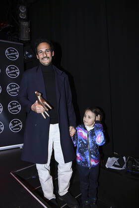 STOCKHOLM 20221118 Director Ali Abbasi, winner of the award for Best Film for Holy spider, at the Stockholm Film Festivals award ceremony at Bibliotek Live in Stockholm on Friday STOCKHOLM SWEDEN x12130x,  Copyright: xTimxAro TTx STOCKHOLM FILMFESTIVAL PRISCEREMONI 2022