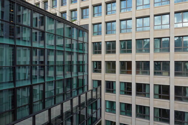 Paris, Morland Mixità Capitale (La Fà licità ), David Chipperfield Architects, Umbau eines früheren Bürogebäudes Paris, Morland Mixità Capitale (La Fà licità ), David Chipperfield Architects
