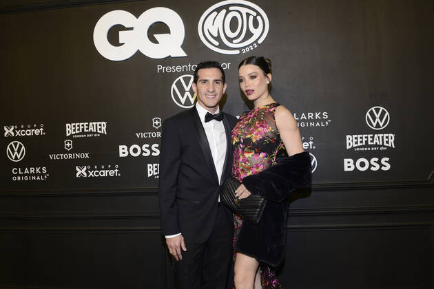 GQ Men Of tHe Year Black Carpet November 22, Mexico City, Mexico: Romel Pacheco and Alhely Fallah attend the black carpet of the GQ Men Of The Year Awards at Proyecto Publicol Prim. on November 22, 2022 in Mexico City, Mexico. (Photo by Carlos Tischler Eyepix Group) Copyright: xCarlosxTischler xEyepixxGroupx CT_22112022_81881
