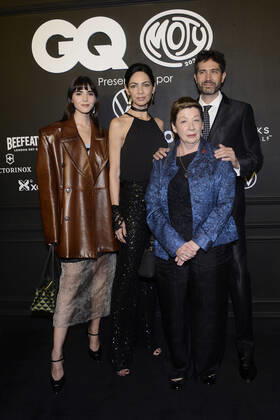 GQ Men Of tHe Year Black Carpet November 22, Mexico City, Mexico: Maria Ibarra, Celina del Villar, Benny Ibarra attend the black carpet of the GQ Men Of The Year Awards at Proyecto Publicol Prim. on November 22, 2022 in Mexico City, Mexico. (Photo by Carlos Tischler Eyepix Group) Copyright: xCarlosxTischler xEyepixxGroupx CT_22112022_81912