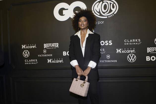 GQ Men Of tHe Year Black Carpet November 22, Mexico City, Mexico: Francesca Santoya attends the black carpet of the GQ Men Of The Year Awards at Proyecto Publicol Prim. on November 22, 2022 in Mexico City, Mexico. (Photo by Carlos Tischler Eyepix Group) Copyright: xCarlosxTischler xEyepixxGroupx CT_22112022_81950