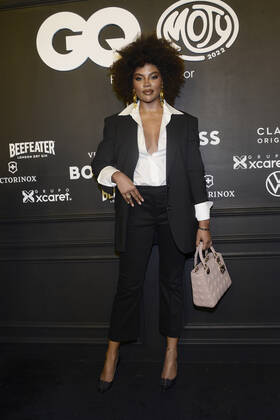 GQ Men Of tHe Year Black Carpet November 22, Mexico City, Mexico: Francesca Santoya attends the black carpet of the GQ Men Of The Year Awards at Proyecto Publicol Prim. on November 22, 2022 in Mexico City, Mexico. (Photo by Carlos Tischler Eyepix Group) Copyright: xCarlosxTischler xEyepixxGroupx CT_22112022_81951
