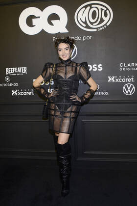 GQ Men Of tHe Year Black Carpet November 22, Mexico City, Mexico: Ana Pau Castell attends the black carpet of the GQ Men Of The Year Awards at Proyecto Publicol Prim. on November 22, 2022 in Mexico City, Mexico. (Photo by Carlos Tischler Eyepix Group) Copyright: xCarlosxTischler xEyepixxGroupx CT_22112022_81976