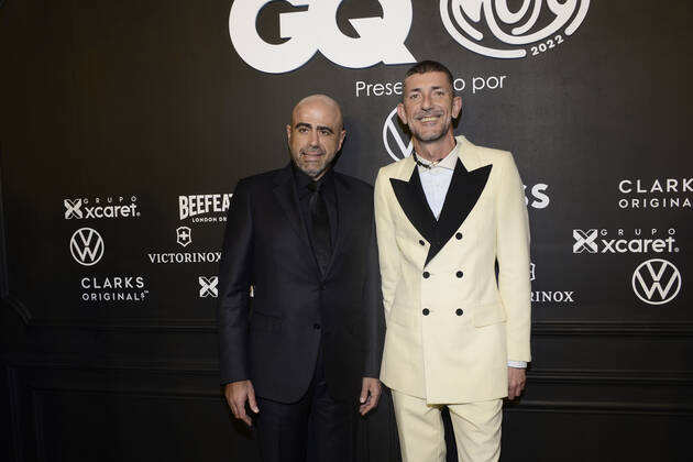 GQ Men Of tHe Year Black Carpet November 22, Mexico City, Mexico: Javier Esteban, Urbano Hidalgo attend the black carpet of the GQ Men Of The Year Awards at Proyecto Publicol Prim. on November 22, 2022 in Mexico City, Mexico. (Photo by Carlos Tischler Eyepix Group) Copyright: xCarlosxTischler xEyepixxGroupx CT_22112022_82002
