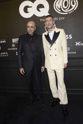 GQ Men Of tHe Year Black Carpet November 22, Mexico City, Mexico: Javier Esteban, Urbano Hidalgo attend the black carpet of the GQ Men Of The Year Awards at Proyecto Publicol Prim. on November 22, 2022 in Mexico City, Mexico. (Photo by Carlos Tischler Eyepix Group) Copyright: xCarlosxTischler xEyepixxGroupx CT_22112022_82003