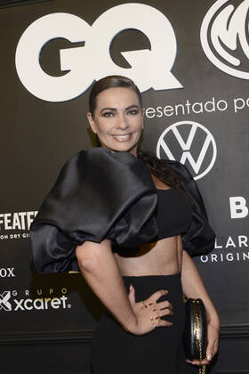 GQ Men Of tHe Year Black Carpet November 22, Mexico City, Mexico: Cecilia Galeano attends the black carpet of the GQ Men Of The Year Awards at Proyecto Publicol Prim. on November 22, 2022 in Mexico City, Mexico. (Photo by Carlos Tischler Eyepix Group) Copyright: xCarlosxTischler xEyepixxGroupx CT_22112022_82062