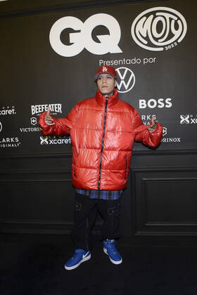 GQ Men Of tHe Year Black Carpet November 22, Mexico City, Mexico: Santa Fe Klan attends the black carpet of the GQ Men Of The Year Awards at Proyecto Publicol Prim. on November 22, 2022 in Mexico City, Mexico. (Photo by Carlos Tischler Eyepix Group) Copyright: xCarlosxTischler xEyepixxGroupx CT_22112022_82204