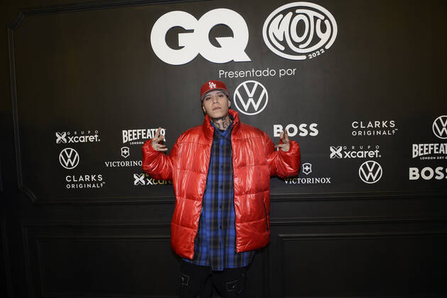 GQ Men Of tHe Year Black Carpet November 22, Mexico City, Mexico: Santa Fe Klan attends the black carpet of the GQ Men Of The Year Awards at Proyecto Publicol Prim. on November 22, 2022 in Mexico City, Mexico. (Photo by Carlos Tischler Eyepix Group) Copyright: xCarlosxTischler xEyepixxGroupx CT_22112022_82206