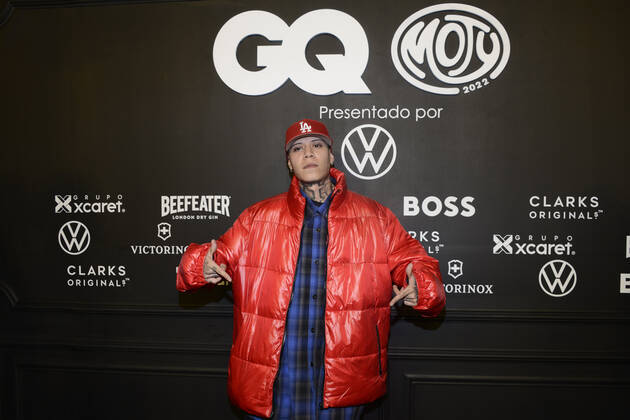 GQ Men Of tHe Year Black Carpet November 22, Mexico City, Mexico: Santa Fe Klan attends the black carpet of the GQ Men Of The Year Awards at Proyecto Publicol Prim. on November 22, 2022 in Mexico City, Mexico. (Photo by Carlos Tischler Eyepix Group) Copyright: xCarlosxTischler xEyepixxGroupx CT_22112022_82207