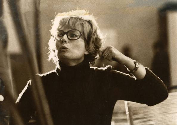 Italian writer Dacia Maraini, 1970s 