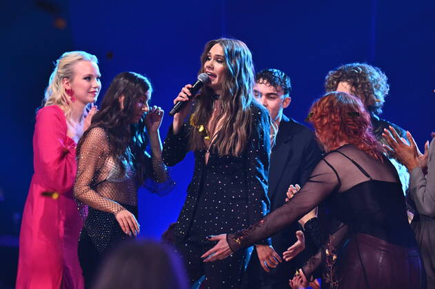 STOCKHOLM 20221125 Nike Sellmar wins Friday nights final in Idol in Tele2 Arena Stockholm Sweden x10090x, Copyright: xClaudioxBresciani TTx IDOL 2022 FINAL