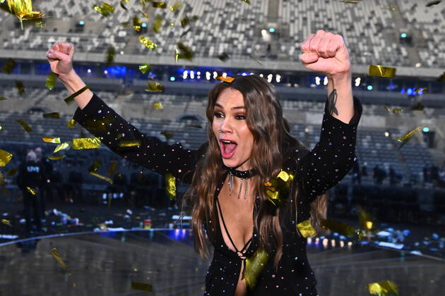 STOCKHOLM 20221125 Nike Sellmar wins Friday nights final in Idol in Tele2 Arena Stockholm Sweden x10090x, Copyright: xClaudioxBresciani TTx IDOL 2022 FINAL