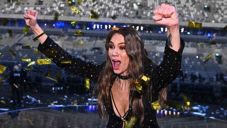STOCKHOLM 20221125 Nike Sellmar wins Friday nights final in Idol in Tele2 Arena Stockholm Sweden x10090x, Copyright: xClaudioxBresciani TTx IDOL 2022 FINAL