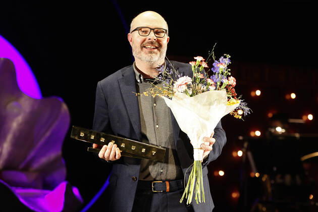 Paul Hankinson bei der Verleihung des Deutschen Theaterpreises Der Faust 2022 im Düsseldorfer Schauspielhaus. Düsseldorf, 26.11.2022