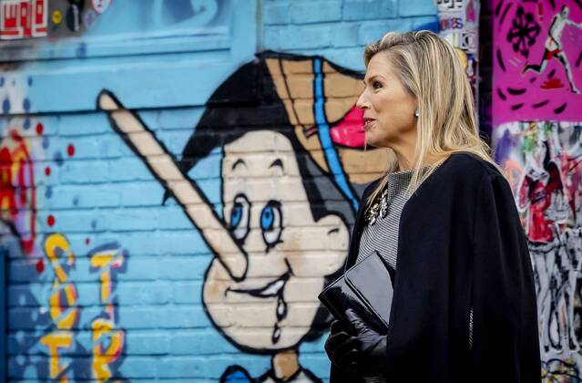 Entertainment Themen der Woche KW48 Entertainment Bilder des Tages AMSTERDAM - Queen Maxima during the presentation of the Prince Bernhard Cultuurfonds Prize 2022 in the Amsterdam STREET museum at the Anne Frank House. The foundation receives the oeuvre prize for years of drawing attention to Anne Frank s ideas in a creative and inspiring way. ANP ROBIN VAN LONKHUIJSEN netherlands out - belgium out