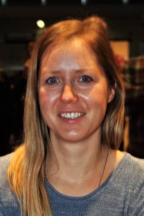 Andrea Rothfuss ist eine deutsche Skirennlaeuferin. Ihr Verein ist die VSG Mitteltal. 2009 wurde sie als Behindertensportlerin des Jahres ausgezeichnet. Foto: Rothfuss auf der Messe Muenchen bei der Sportmesse Ispo 2022