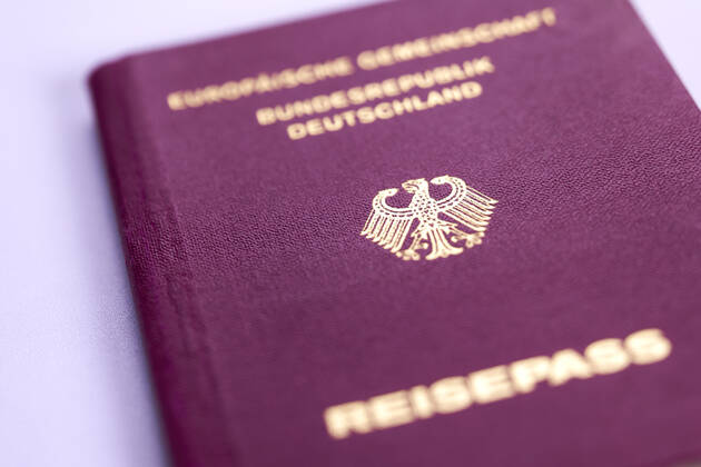 Reisepass der Bundesrepublik Deutschland Deutschland am 30.11.2022