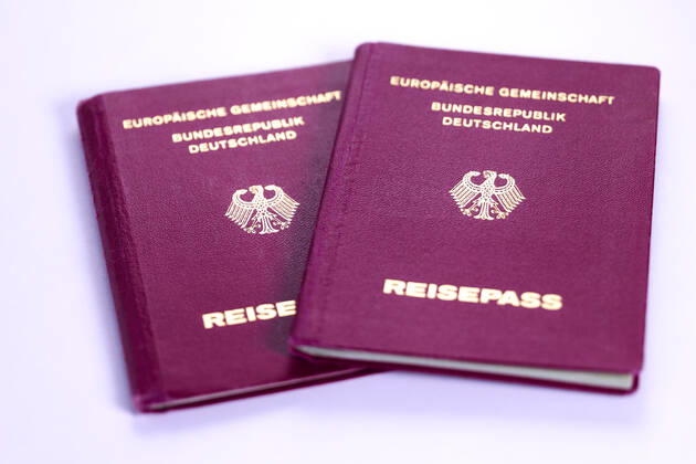 Reisepass der Bundesrepublik Deutschland Deutschland am 30.11.2022