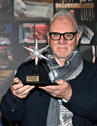 Torinoi,Italy Torino Film Festival 40th edition photocall Malcolm McDowell receives the Stella della Mole award In the picture:Malcolm McDowell receives the Stella della Mole award  Copyright: xNickxZonnax xipa-agency.netx xNickxZonnax IPA_IPA34816495