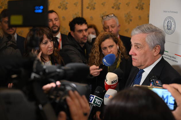 December 2, 2022, Rome, Italy: Italy s Minister for Foreign Affairs, Antonio Tajani, during Rome MED 2022 - Mediterranean Dialogues in Rome, 2 December 2022. ANSA CLAUDIO PERI Rome Italy - ZUMAa110 20221202_zaf_a110_010 Copyright: xAnsa ClaudioxPerix