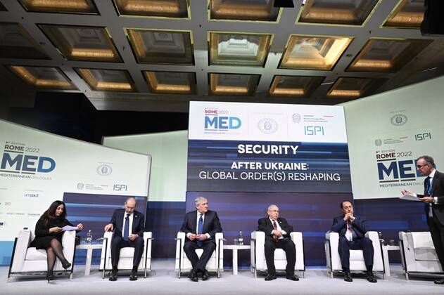 News Bilder des Tages December 2, 2022, Rome, Italy: Italy s Minister for Foreign Affairs, Antonio Tajani, during Rome MED 2022 - Mediterranean Dialogues in Rome, 2 December 2022. ANSA CLAUDIO PERI Rome Italy - ZUMAa110 20221202_zaf_a110_011 Copyright: xAnsa ClaudioxPerix
