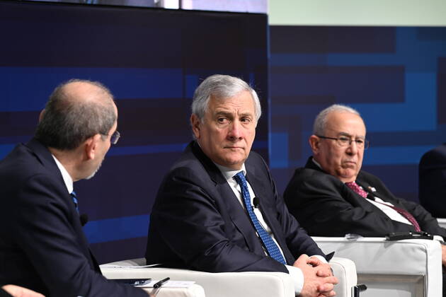 December 2, 2022, Rome, Italy: Italy s Minister for Foreign Affairs, Antonio Tajani, partidipates in After Ukraine: global order(s) reshaping panel on occasion of Rome MED 2022 - Mediterranean Dialogues in Rome, 2 December 2022. ANSA CLAUDIO PERI Rome Italy  - ZUMAa110 20221202_zaf_a110_013 Copyright: xAnsa ClaudioxPerix