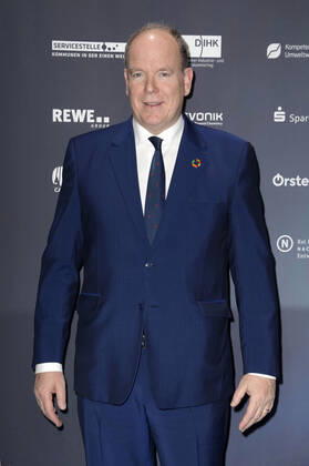 Fürst Albert II. von Monaco bei der Verleihung des 15. Deutschen Nachhaltigkeitspreises 2022 im Maritim Hotel. Düsseldorf, 02.12.2022