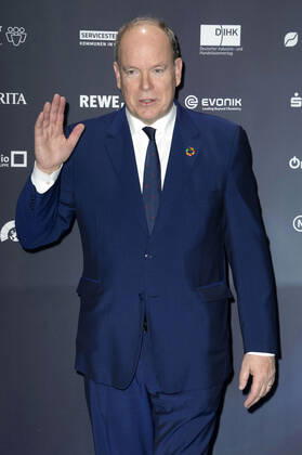 Fürst Albert II. von Monaco bei der Verleihung des 15. Deutschen Nachhaltigkeitspreises 2022 im Maritim Hotel. Düsseldorf, 02.12.2022