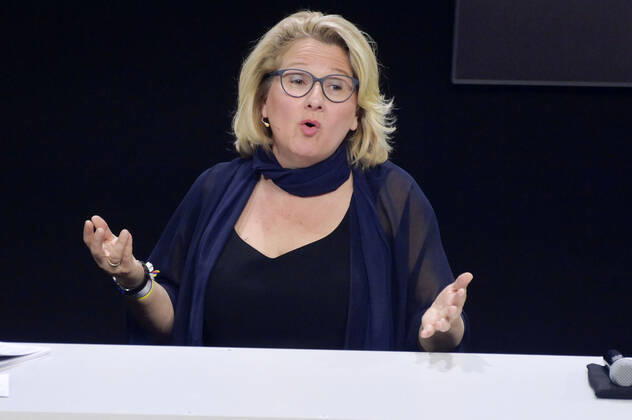 Svenja Schulze bei der Verleihung des 15. Deutschen Nachhaltigkeitspreises 2022 im Maritim Hotel. Düsseldorf, 02.12.2022