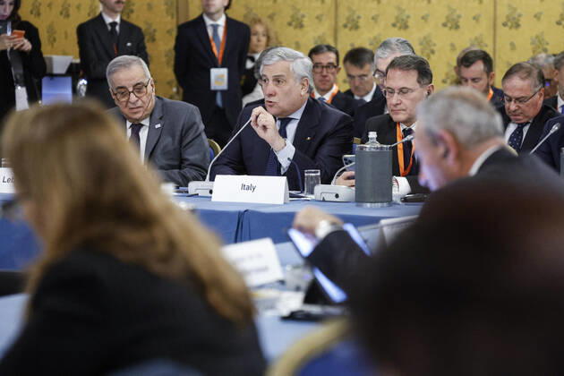 December 3, 2022, ROME, ITALY: Italian Foreign Minister and Deputy Prime Minister Antonio Tajani during panel Mediterranean Ministerial Dialogue On The Food Security Crisis at Rome Med 2022, Mediterranean Dialogues conference in Rome, Italy, 03 December 2022.ANSA FABIO FRUSTACI ROME ITALY - ZUMAa110 20221203_zaf_a110_003 Copyright: xFabioxFrustacix