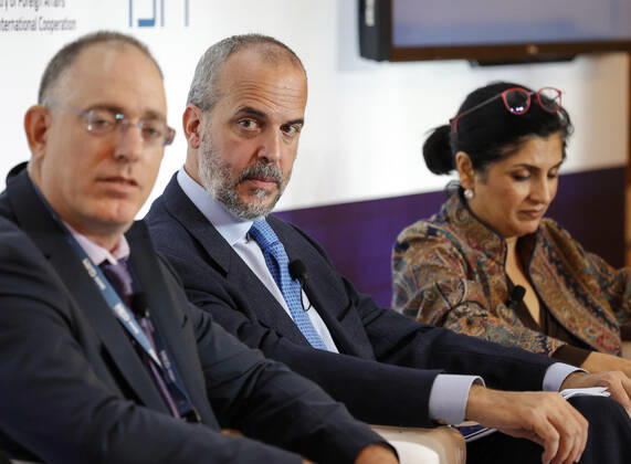 December 3, 2022, Roma, Italia: Secretariat of State Holy See, Paolo Conversi during the Rome MED 2022 - Mediterranean Dialogues, the annual initiative promoted by the Italian Foreign Minister and ISPI (Italian Institute of International Political Studies), in Rome, Italy, 3 December 2022. ANSA GIUSEPPE LAMI. Roma Italia - ZUMAa110 20221203_zaf_a110_058 Copyright: xGiuseppexLamix
