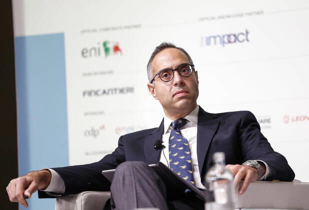 December 3, 2022, Roma, Italia: Ford Foundation Professor of Democracy and Governance, F. Kennedy School of Government, Harvard University, Tarek Masoud during the Rome MED 2022 - Mediterranean Dialogues, the annual initiative promoted by the Italian Foreign Minister and ISPI (Italian Institute of International Political Studies), in Rome, Italy, 3 December 2022. ANSA GIUSEPPE LAMI. Roma Italia - ZUMAa110 20221203_zaf_a110_079 Copyright: xGiuseppexLamix