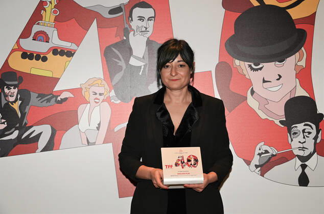 Torinoi,Italy Torino Film Festival 40th edition photocall awards ceremony In the picture:SIRENS director Ilaria Di Carlo Spazio Italia award Italian Short Film Competition  Copyright: xNickxZonnax xipa-agency.netx xNickxZonnax IPA_IPA34882933
