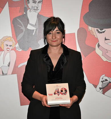 Torinoi,Italy Torino Film Festival 40th edition photocall awards ceremony In the picture:SIRENS director Ilaria Di Carlo Spazio Italia award Italian Short Film Competition  Copyright: xNickxZonnax xipa-agency.netx xNickxZonnax IPA_IPA34882937