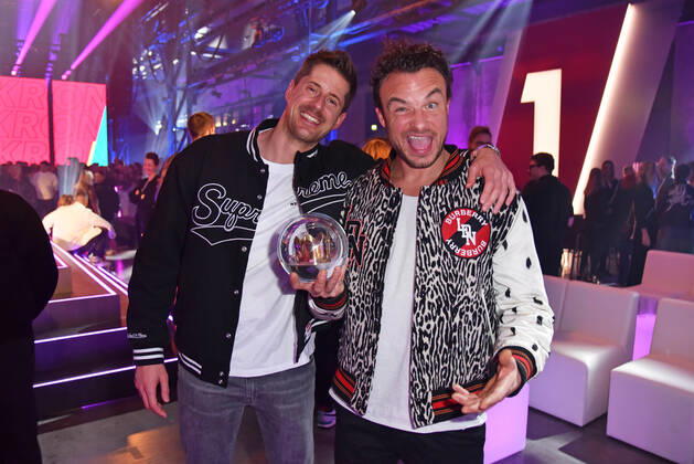 SDP (Vincent Stein, Dag-Alexis Kopplin) bei der 1live Krone 2022 in der Jahrhunderthalle in Bochum am 08.12.2022