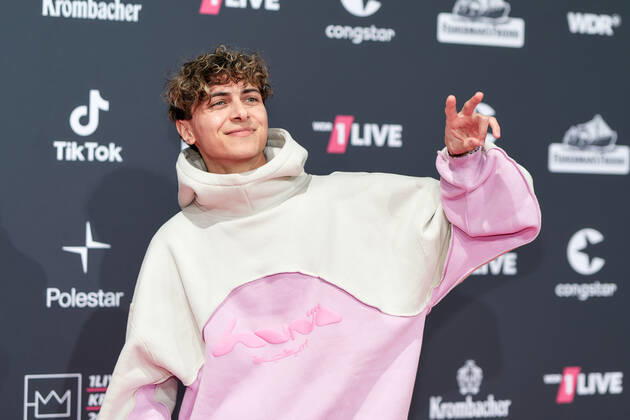 1LIVE Krone Verleihung in Bochum Lukas Rieger auf dem roten Teppich bei der Verleihung der 1LIVE Krone in der Jahrhunderthalle in Bochum. Copyright: xEventpressxGolejewskix