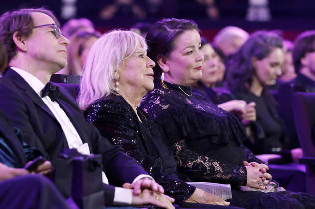 Margarethe von Trotta bei der Verleihung des 35. Europäischen Filmpreises im Konzerthaus Harpa. Reykjavik, 10.12.2022