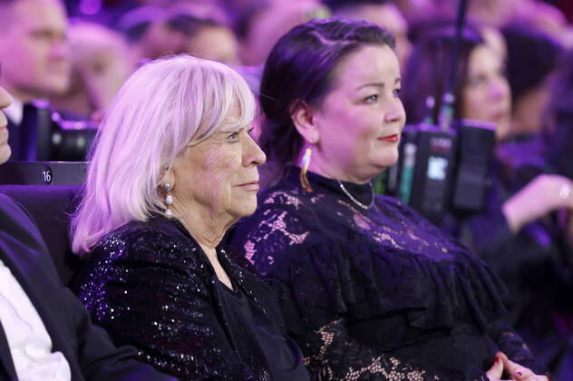 Margarethe von Trotta bei der Verleihung des 35. Europäischen Filmpreises im Konzerthaus Harpa. Reykjavik, 10.12.2022