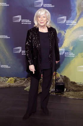 Margarethe von Trotta bei der Verleihung des 35. Europäischen Filmpreises im Konzerthaus Harpa. Reykjavik, 10.12.2022