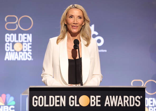 BEVERLY HILLS, CA - DECEMBER 12: Mayan Lopez, at the 80th Annual Golden Globe Awards Nominations at The Beverly Hiltons in Beverly Hills, California on December 12, 2022. Copyright: xFayexSadou MediaPunchx