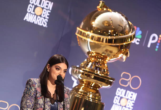 BEVERLY HILLS, CA - DECEMBER 12: Mayan Lopez, at the 80th Annual Golden Globe Awards Nominations at The Beverly Hiltons in Beverly Hills, California on December 12, 2022. Copyright: xFayexSadou MediaPunchx