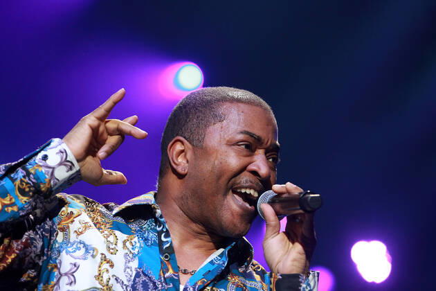 Night of the Proms 2022 13.12.2022, Erfurt, Messehalle, Night of the Proms 2022 Das Antwerp Philharmonic Orchestra und der Chor Fine Fleur unter Leitung der Dirigentin Alexandra Arrieche begleiten die Stars im Bild: Kool & the Gang
