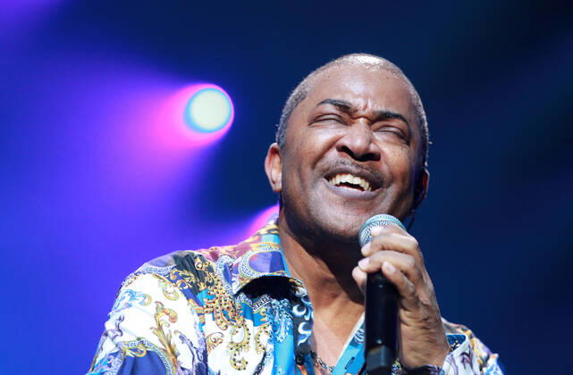 Night of the Proms 2022 13.12.2022, Erfurt, Messehalle, Night of the Proms 2022 Das Antwerp Philharmonic Orchestra und der Chor Fine Fleur unter Leitung der Dirigentin Alexandra Arrieche begleiten die Stars im Bild: Kool & the Gang