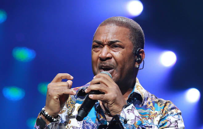 Night of the Proms 2022 13.12.2022, Erfurt, Messehalle, Night of the Proms 2022 Das Antwerp Philharmonic Orchestra und der Chor Fine Fleur unter Leitung der Dirigentin Alexandra Arrieche begleiten die Stars im Bild: Kool & the Gang
