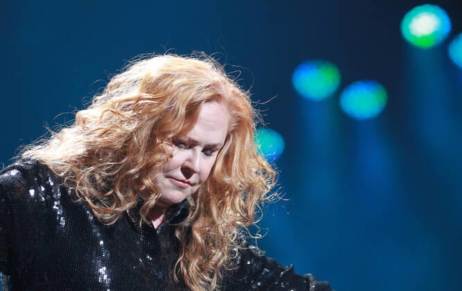 Night of the Proms 2022 13.12.2022, Erfurt, Messehalle, Night of the Proms 2022 Das Antwerp Philharmonic Orchestra und der Chor Fine Fleur unter Leitung der Dirigentin Alexandra Arrieche begleiten die Stars im Bild: Carol Decker