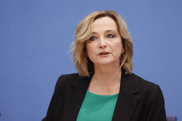 Deutschland, Berlin, Bundespressekonferenz, Thema: Ergebnisse des SVR-Integrationsbarometers 2022