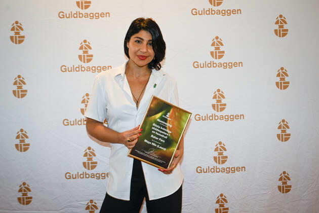 STOCKHOLM 20221215 Bahar Pars, who is nominated for Best Actress in a Leading Role for her role as Nilo in Maya Nilo Laura during a press conference at Filmhuset where the Guldbag nominations for the film year 2022 were presented STOCKHOLM SWEDEN x10080x,  Copyright: xFredrikxSandberg TTx GULDBAGGENOMINERINGARNA 2022
