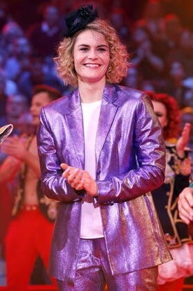 Hazel Brugger bei der Aufzeichnung der SAT.1-Sendung Stars in der Manege im Circus Krone Bau. München, 08.12.2022