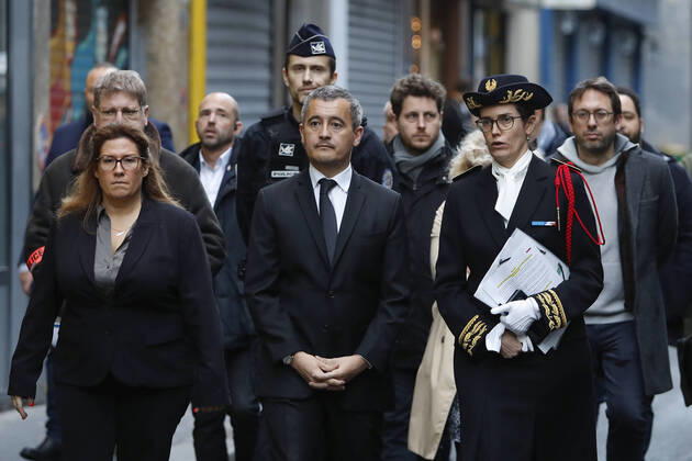 Bilder des Jahres 2022, News 12 Dezember News Themen der Woche KW51 News Bilder des Tages Fusillade Rue d Enghien dans le 10eme arrondissement de Paris - Gerald Darmanin - Alexandra Cordebard (Maire du 10eme arrondissement de Paris) - Julien Bayou NEWS : Fusillade Rue d Enghien dans le 10eme arrondissement de Paris - 23 12 2022 MichaelBaucher Panoramic 